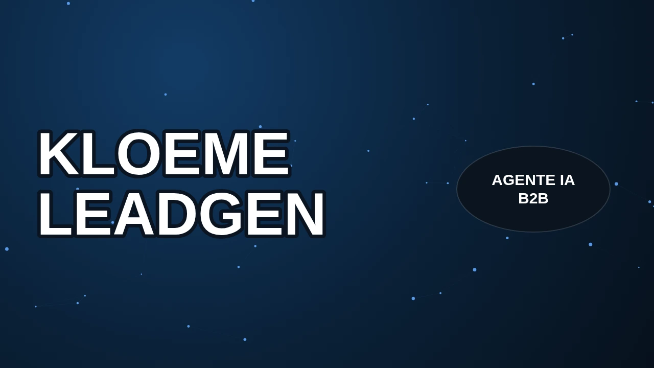 Kloeme LeadGen — Prospección B2B con IA